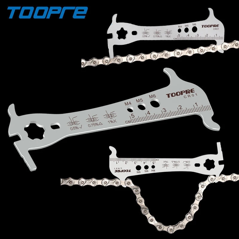 Chain Breaker - TOOPRE 6-in-1 Fahrradketten Messgerät Edelstahl Mountainbike