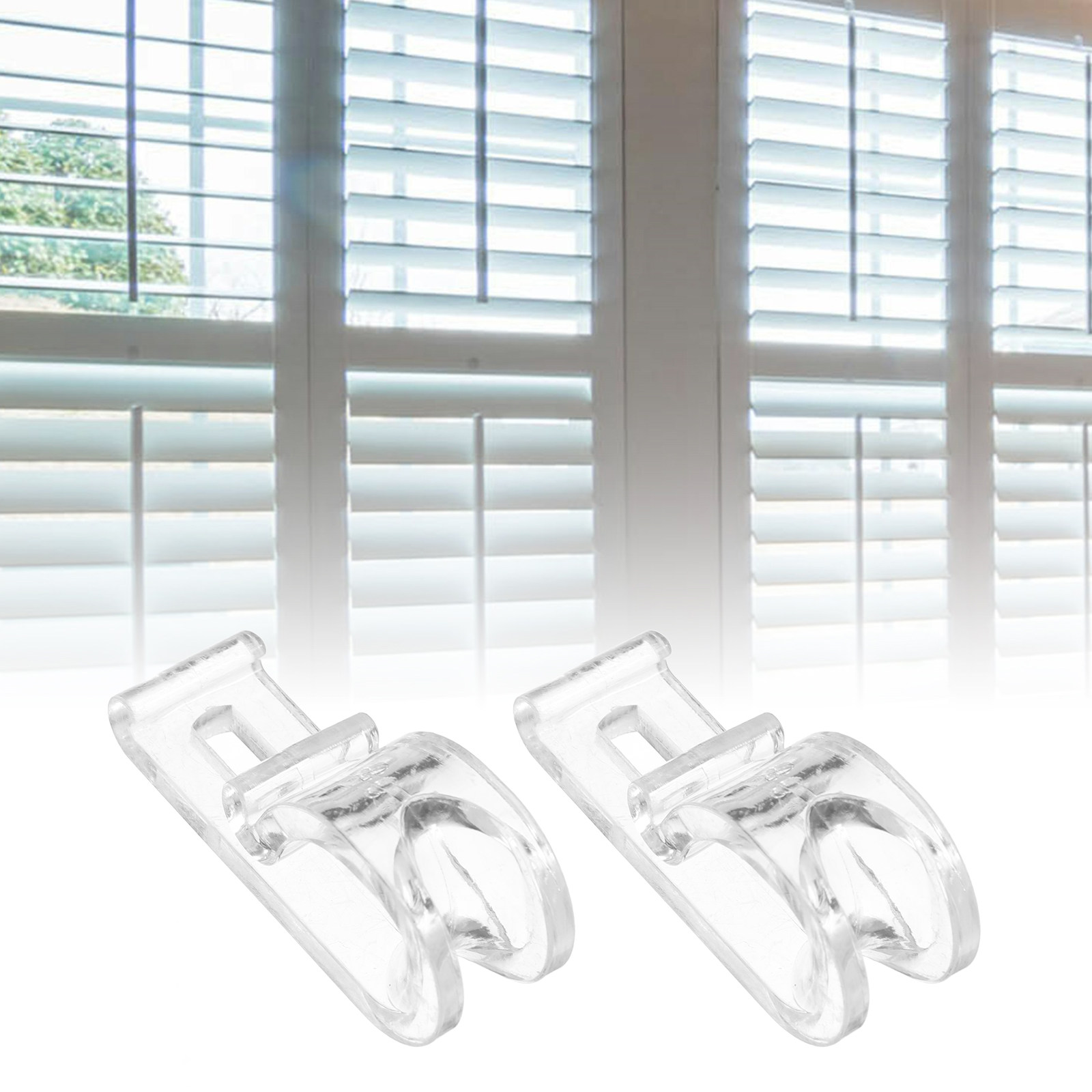 Roller Chain - 1 Set Vorhang-Positionierungshaken, Rollvorhang-Zubehör, Einloch-Befestigungshaken für