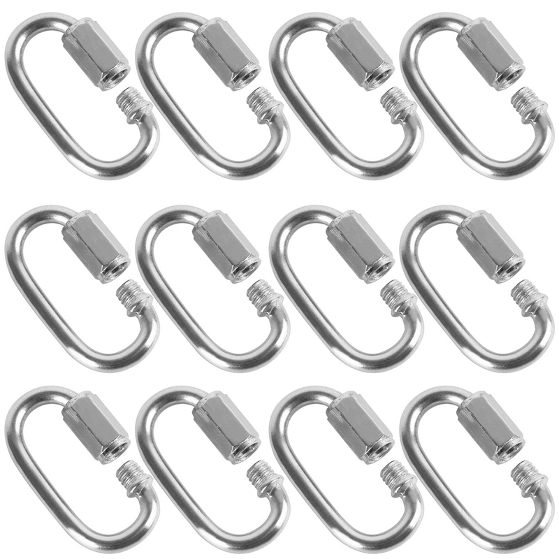 12 Stück Schnellverbinder aus  – Steel Chain Bewertung und Preis