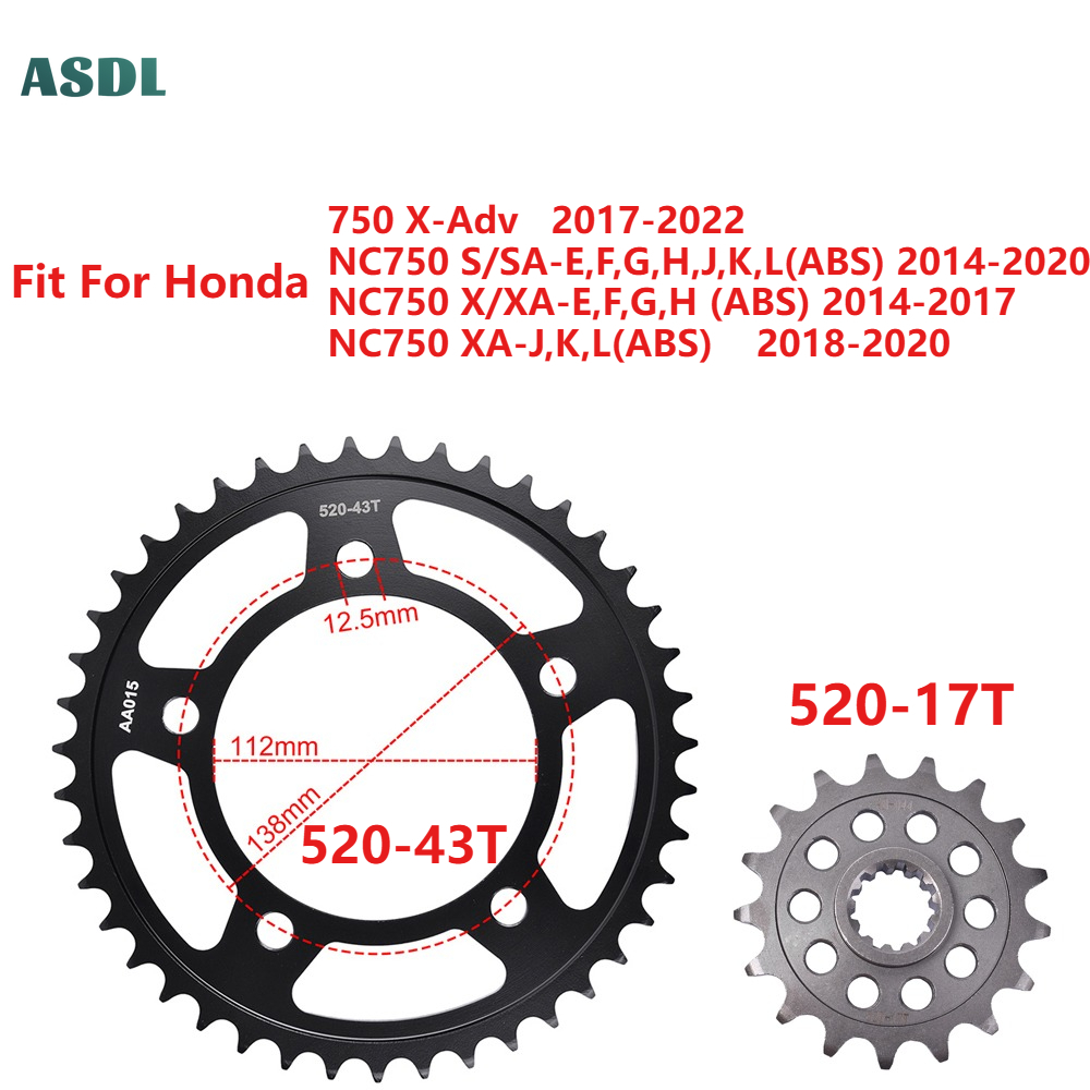 Für Honda CT700 NC700 NC750 52 – 530 Chain Bewertung und Preis