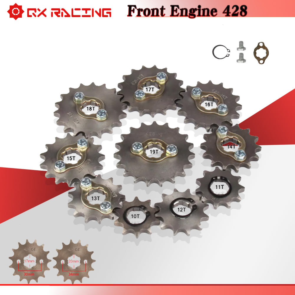 17 20mm 10T-19T Vorne Motor Ke – 428 Chain Bewertung und Preis
